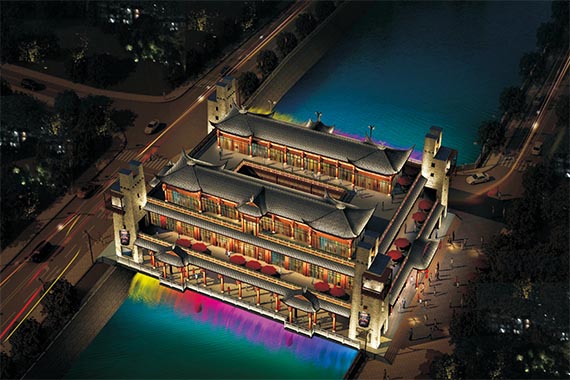 甘肃廊桥景观照明规划设计工程
